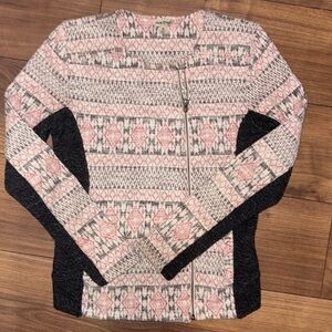 Lucky zip up sweater